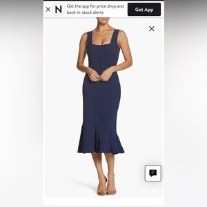 Dress the Population navy blue dress